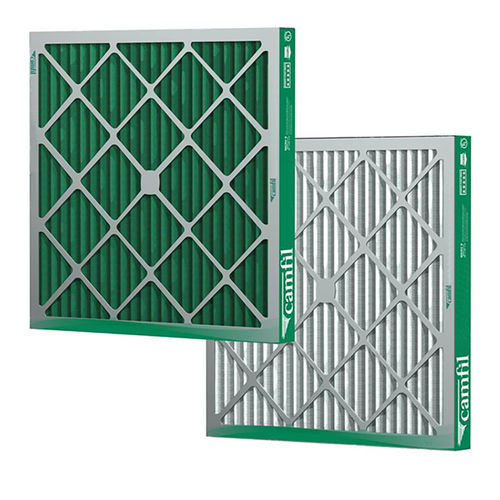 Filtro de ar - Dual10 series  - Camfil - em painéis / em poliéster / robusto