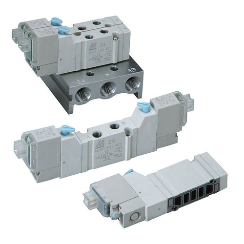 Válvula direcional pneumática spool - MVSY-100 - Mindman Industrial - acionada por solenoide / de 5/2 vias