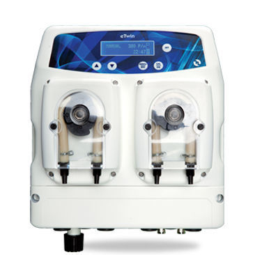 Bomba peristáltica - eTwin - Etatron D.S. - para produtos químicos / elétrica / estacionária