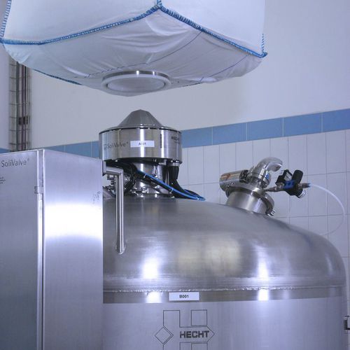 Válvula para big-bags - SoliValve® - Hecht Technologie GmbH - para sólidos / de enchimento / de jato oco