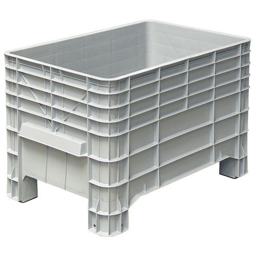 Caixa-palete em material plástico - 2060-670-4FGG - Kiga GmbH - com tampa