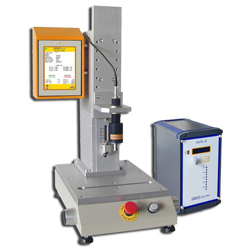 Máquina estacionária de solda por ultrassom - USP COMPACT-M - SIRIUS ELECTRIC S.R.L. - semiautomática / em linha / integrável