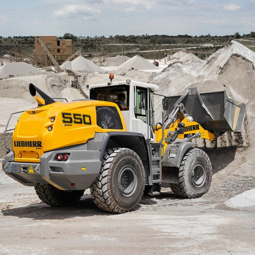 Carregadeira de rodas - L 550 XPower - Liebherr Excavators - articulada / para pedreira