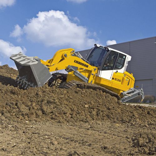 Carregadeira de esteiras - LR 636  - Liebherr Excavators - rígida / para pedreira