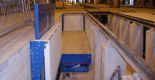 Plataforma elevatória hidráulica - MINDA Industrieanlagen GmbH - para oficina