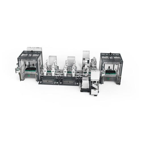 Máquina estacionária de solda por ultrassom - MS sonxMAC LINE - MS Ultraschall Technologie GmbH - por ultrassom / robótica / em linha