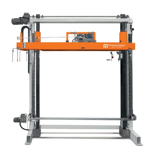 Máquina de arquear vertical - T-Aggregat - Pamminger Verpackungstechnik Ges mbH - totalmente automática / de paletes / para fita de PP-PET