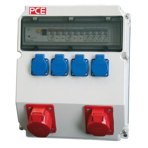 Quadro elétrico equipado - M series - MERZ GmbH - de plástico / para distribuição elétrica / com tomada elétrica