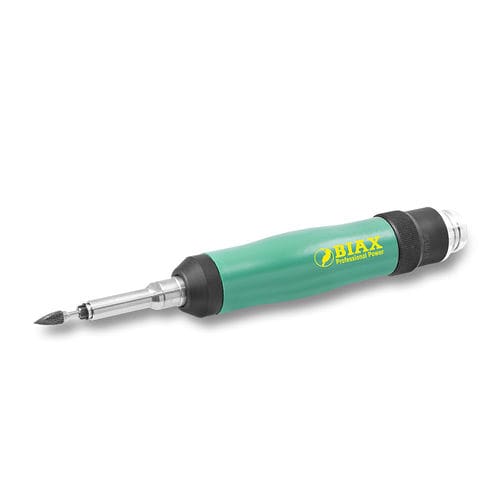 Esmerilhadeira pneumática - SRD 3-30/2 - BIAX - Schmid & Wezel GmbH - reta / escape traseiro / extensível