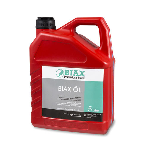 Óleo de lubrificação - BIAX - Schmid & Wezel GmbH - sintético / para ferramentas pneumáticas