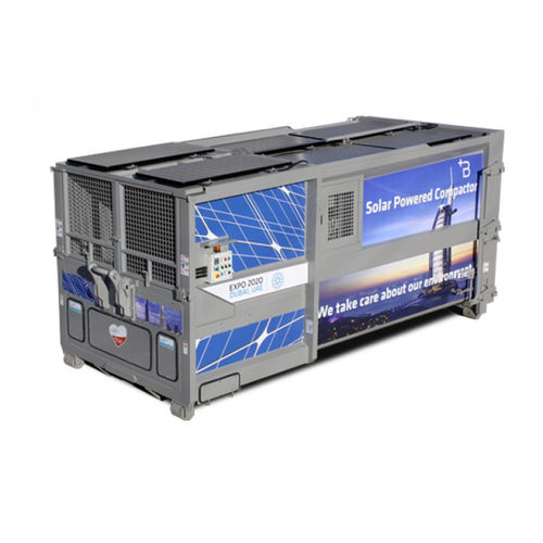 Compactador de resíduos horizontal - B.T.E. SPA - para coleta seletiva / móvel