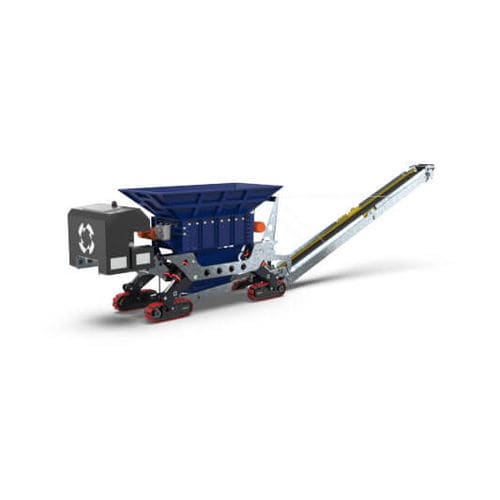 Triturador de 2 eixos - BAIONI CRUSHING PLANTS SPA - de resíduos / para resíduos industriais / móvel