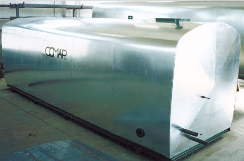 Tanque de armazenamento de betume - TH series - COMAP SRL - metálico / horizontal