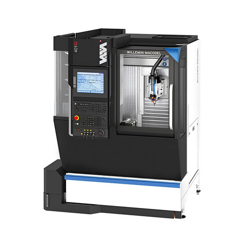 Centro de usinagem CNC vertical - 401S2 - Willemin-Macodel - de 3-4 eixos / de coluna / com mesa móvel