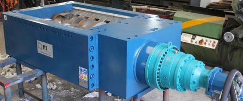 Triturador de dois veios - H series - ITS SRL - SHREDDING & GRINDING SOLUTIONS - para resíduos sólidos e a granel / de torque elevado