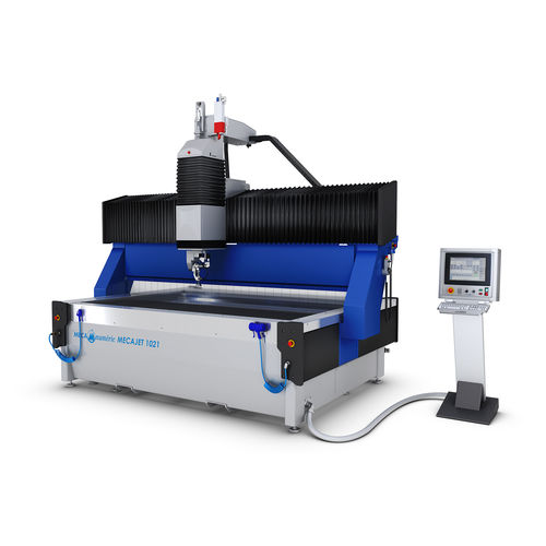Máquina de corte com jato de água abrasivo - MECAJET II series - MECANUMERIC - com jato de água pura / para titânio / para alumínio