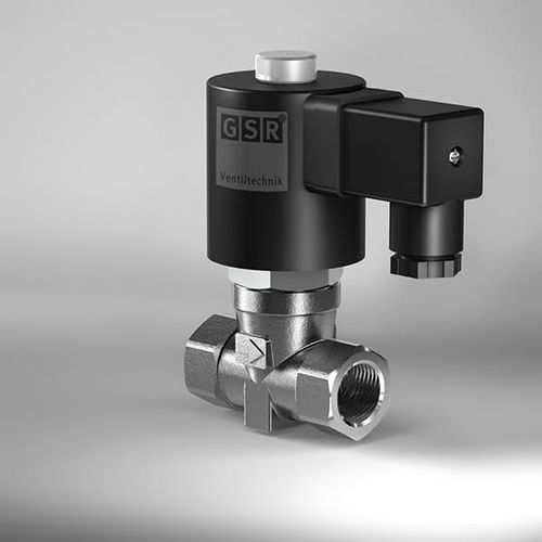 Válvula solenoide de alta pressão - 46 - GSR Ventiltechnik GmbH & Co. KG - de ação indireta / de 2 vias / NF