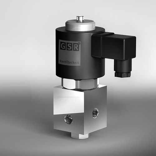 Válvula solenoide de alta pressão - 75HD - GSR Ventiltechnik GmbH & Co. KG - de ação direta / de 3 vias / NF