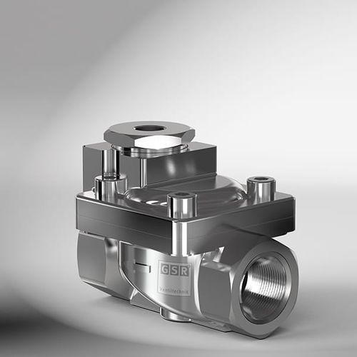 Válvula de diafragma - 60 - GSR Ventiltechnik GmbH & Co. KG - com acionamento pneumático / para gás / com rosca