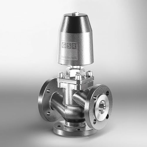 Válvula de gatilho - 79 - GSR Ventiltechnik GmbH & Co. KG - com acionamento pneumático / para gás / flangeada