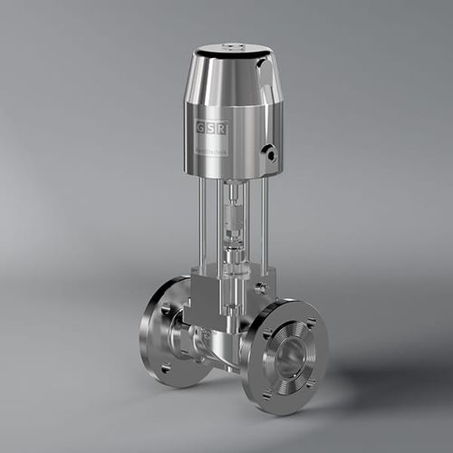 Válvula para altas temperaturas - 2/640 - GSR Ventiltechnik GmbH & Co. KG - de gatilho / com acionamento pneumático / para gás