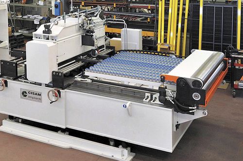 Alimentador para processo de corte fino - CISAM IMPIANTI s.r.l. Press Feeding Equipment - de rolos / para prensa / automático