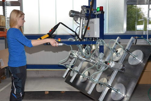Balancim com ventosas com rotação de 90º - AERO-LIFT - para placas de vidro / para chapa / para placas de madeira