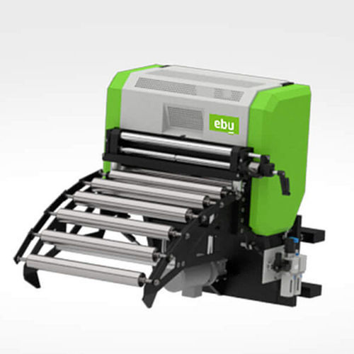 Alimentador de rolos - EV series - ebu Umformtechnik GmbH - giratório / para bandas finas / para máquina de soldagem