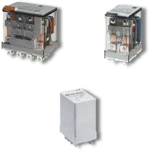 Relé eletromecânico 12 Vcc - 56 series - FINDER S.p.A. con unico socio - 24 Vcc / 48 Vcc / 6 Vcc