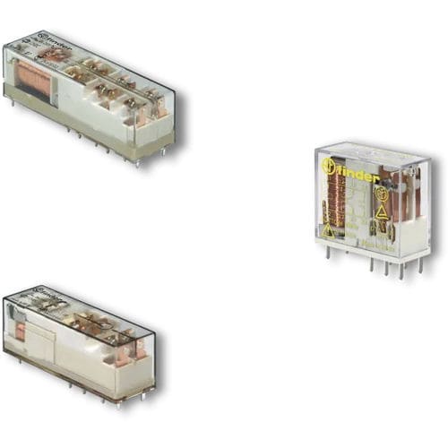 Relé eletromecânico com contatos guiados - 50 series - FINDER S.p.A. con unico socio - CA / 2 NA/NF / PCB