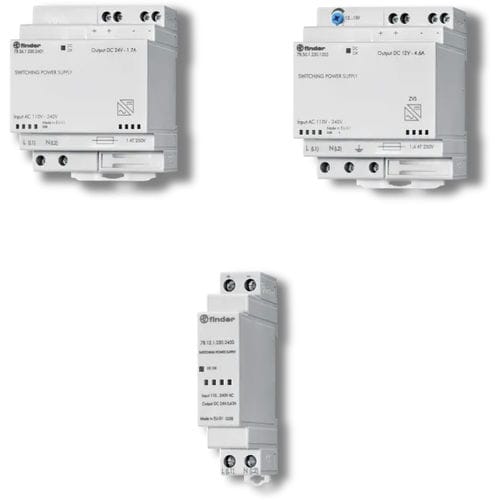 Fonte de alimentação elétrica para trilho DIN - 78 series - FINDER S.p.A. con unico socio - CA/CC / com saída simples / chaveada
