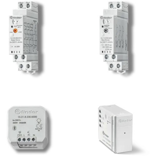 Relé de impulso com ajuste de luminosidade para LED - 15 series - FINDER S.p.A. con unico socio