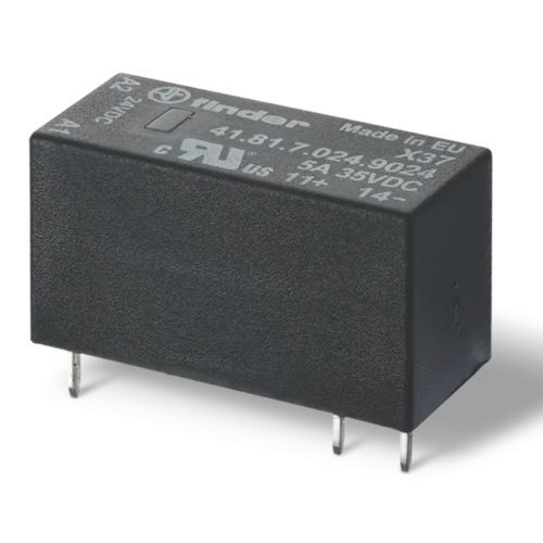 Relé eletromecânico 24 Vcc - 4181 series - FINDER S.p.A. con unico socio - 240 Vca / de baixo perfil / para trilho DIN