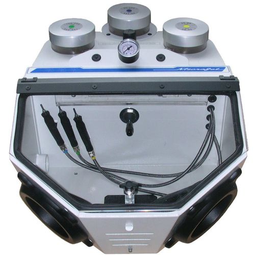 Cabine de jateamento de areia com injetor - MICROJET - Gläsner Sandstrahl Maschinenbau GmbH - manual