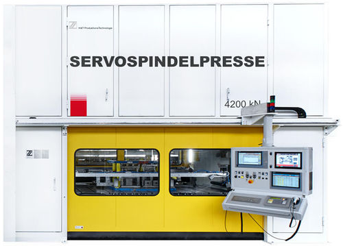 Prensa motorizada - SSP4-4200 - H&T ProduktionsTechnologie GmbH - de conformação / de estampagem / para placas