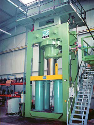 Prensa hidráulica - HMS 1600 - Presstec Pressentechnologie GmbH - de conformação / a quente