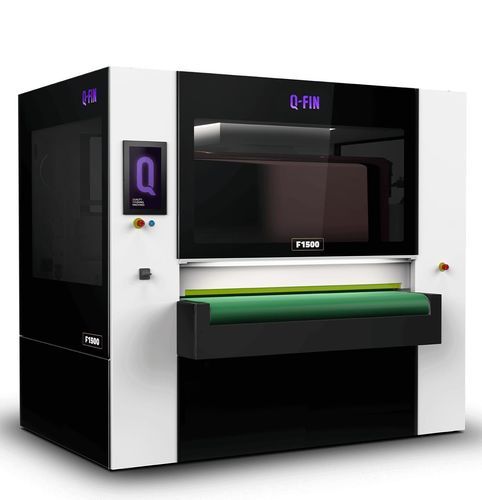Máquina de acabamento de rebarbagem - F1500 - Q-Fin Quality Finishing Machines - com retífica / de acabamento / de arredondar cantos