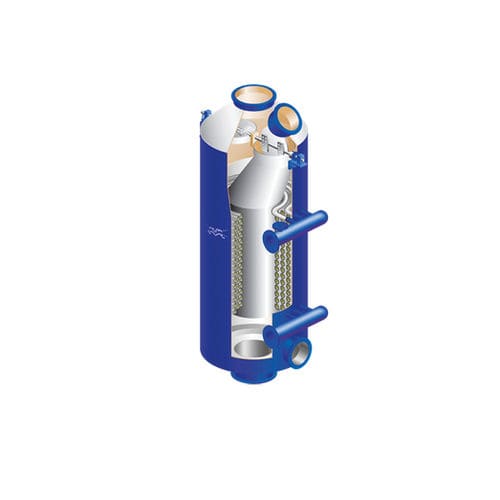 Aquecedor para gases de escape - Aalborg EX - Alfa Laval - de circulação contínua / a vapor