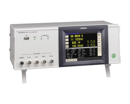 Medidor de LCR de bancada - 1 mHz - 200 kHz, ±0.05% rdg. | IM3533, IM3533-01 - HIOKI E.E. CORPORATION
