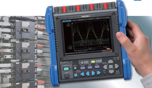 Registrador de dados de tensão - 600 V AC DC | MR8880-20  - HIOKI E.E. CORPORATION - USB / com display / programável