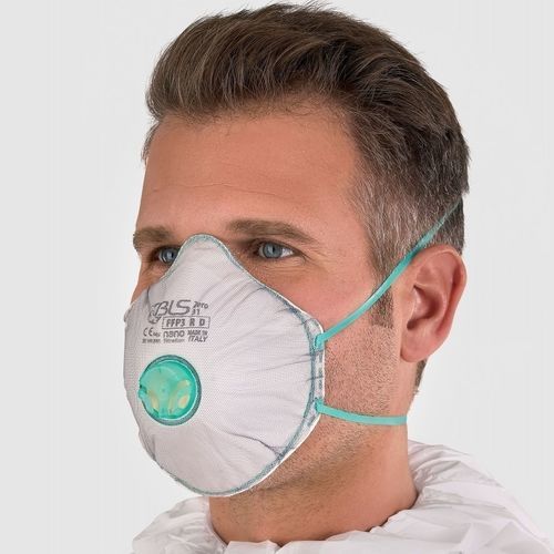 Máscara de proteção reutilizável - BLS Zero 31 - Berner International GmbH - PFF3 / semifacial / cinza