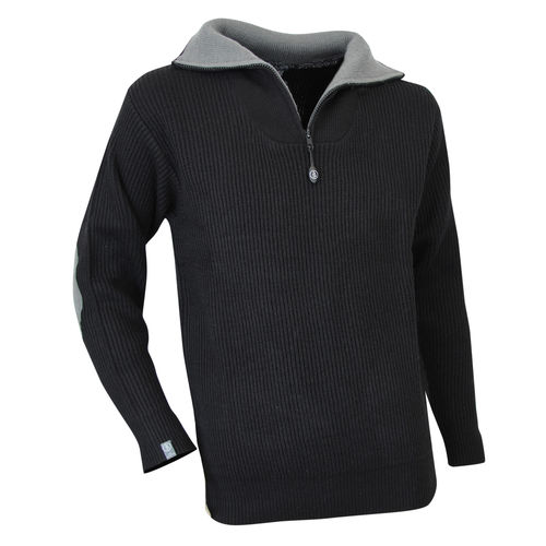 Blusa de moletom sem capuz de trabalho - 803170 CACAO - Ets LEBEURRE SAS - de lã / em acrílico / unissexo