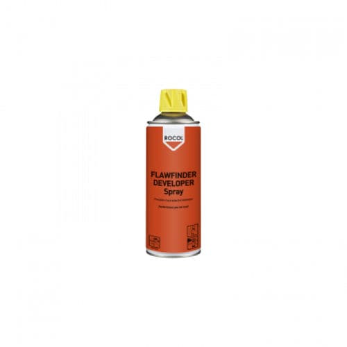 Spray de limpeza - FLAWFINDER  - ROCOL - de detecção de fissuras / para aço inoxidável / para o plástico