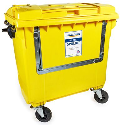 Contêiner de lixo em material plástico - 27-1755 - Evolution Sorbent Products Global, LLS - para óleo usado / com tampa / com 4 rodas