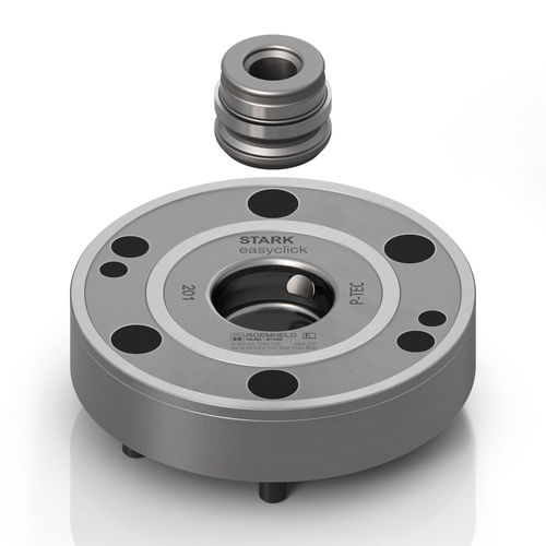 Sistema de centragem e fixação ponto zero de simples ação - STARK.easyclick - Römheld GmbH Friedrichshütte - mecânico / compacto / pneumático