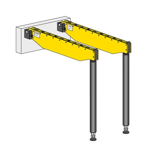 Extensão removível com pés ajustáveis - 8.18351 series - Römheld GmbH Friedrichshütte - para troca de matrizes de prensa