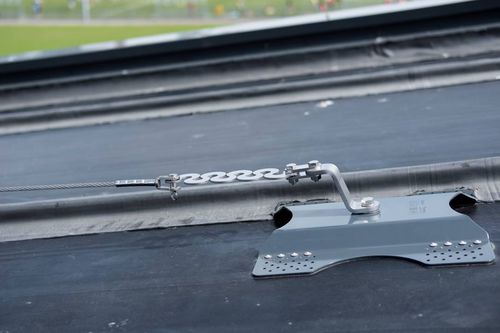 Linha de vida horizontal - STEELFIX  - Eyecatcher BV - de proteção contra quedas