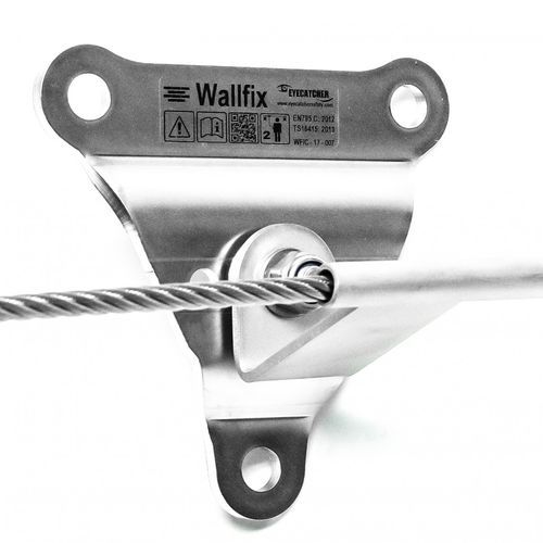 Linha de vida horizontal - WALLFIX - Eyecatcher BV - de proteção contra quedas