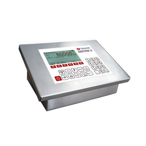 Indicador/controlador de pesagem digital - MATRIX 2   - Thames Side Sensors - para montagem em painel / em aço inoxidável / de relé