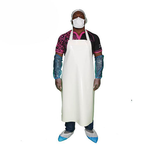 Avental de trabalho - WLP5004 - Hubei Wanli Protective Products Co., Ltd. - de proteção química / vinílico / para a indústria alimentícia